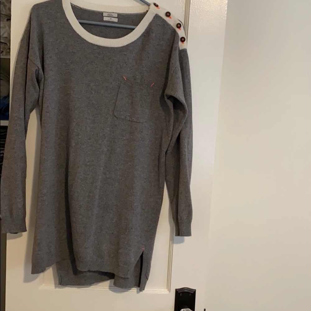 Madewell long tunic sweater